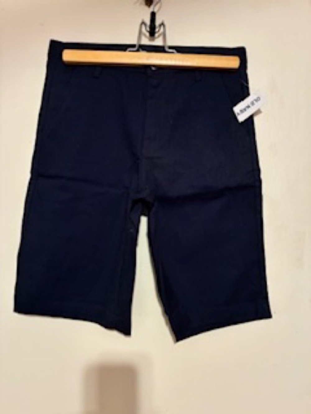 Old Navy Boys Navy Flat-Front Shorts